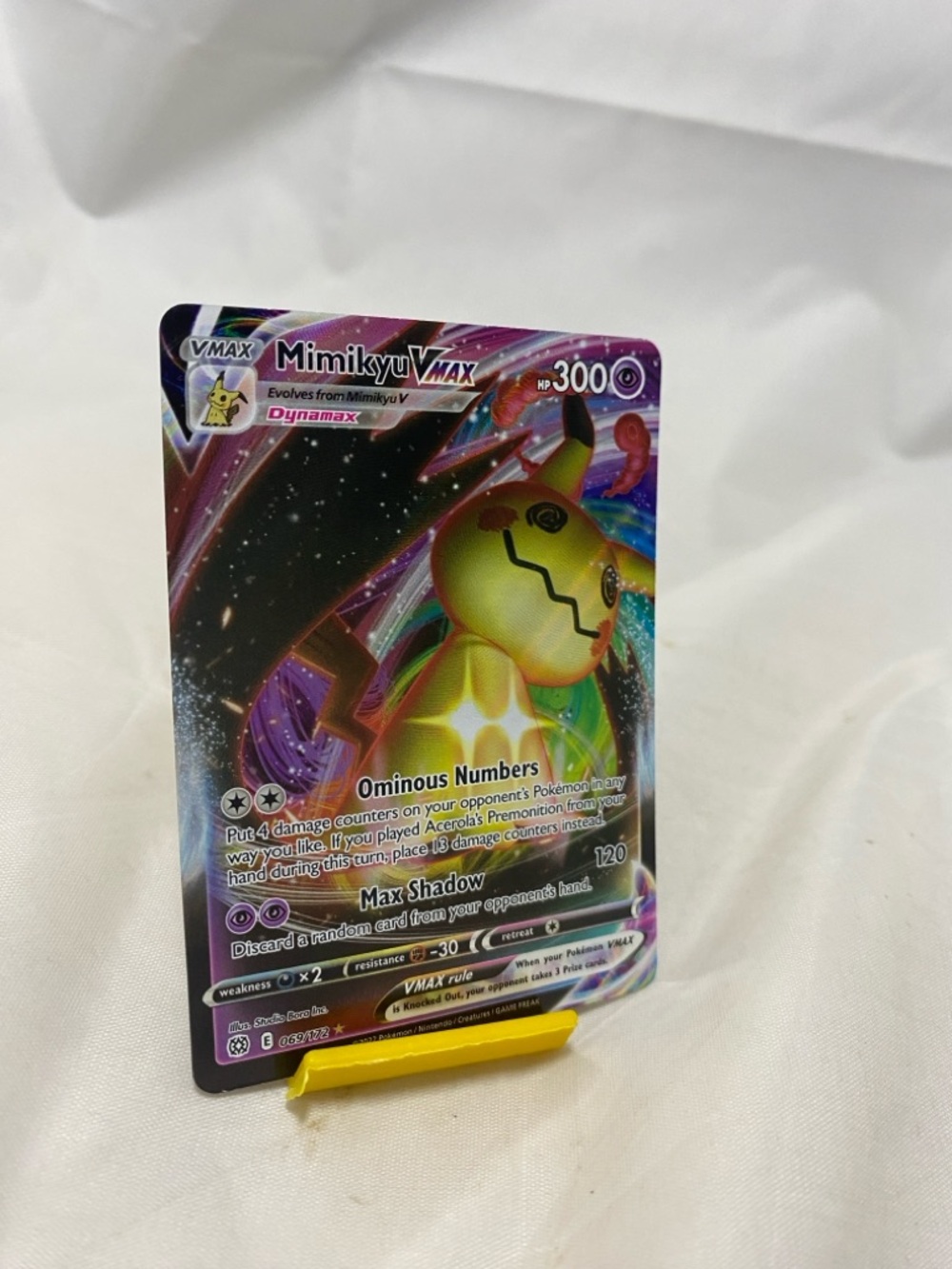 Pokemon Mimikyu VMAX 69/172 Brilliant Stars Card Holo Rare VMAX NM